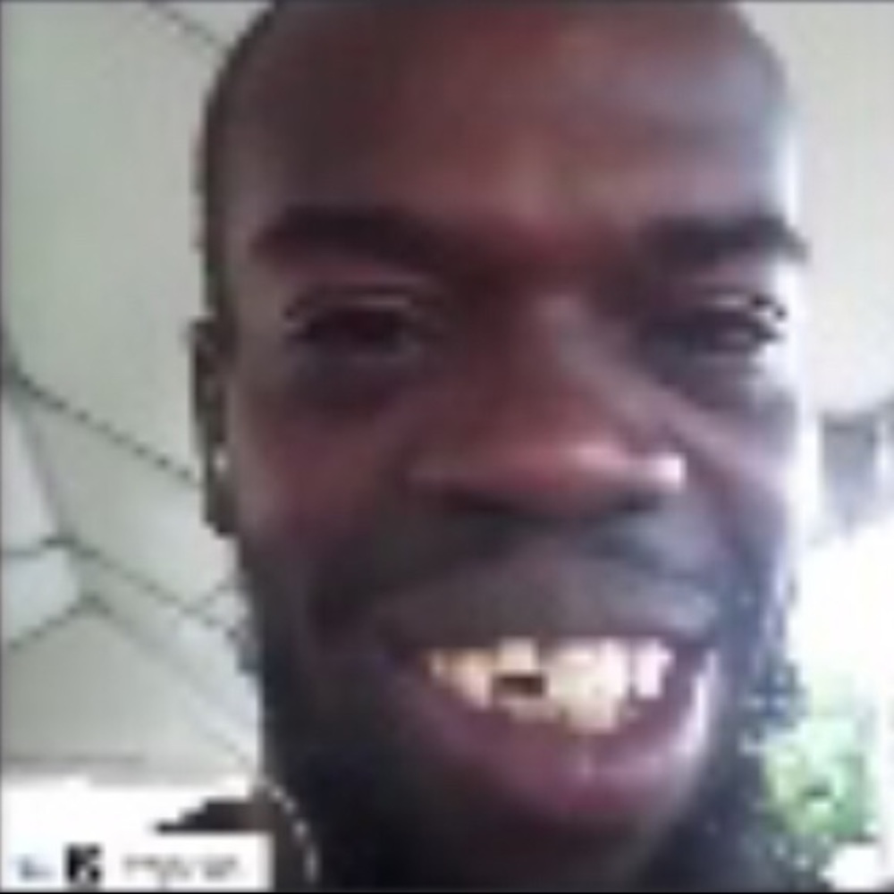 A black man